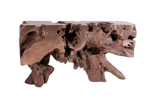Freeform Console Table - Small in Bronze