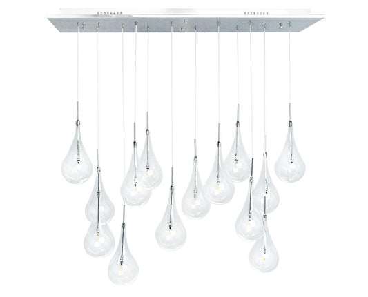 LUSTRE À 14 LUMIÈRES À LED FITZ