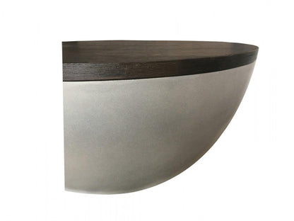 Table basse demi-tambour