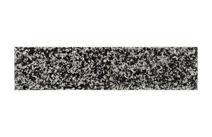 Console à flocons d'argent capturés avec base en acier inoxydable